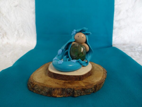 Sirène bleue avec sa Chrysocolle