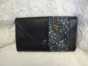 Portefeuille en cuir "Agathe"