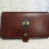 Porte chéquier en cuir