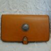 Porte chéquier en cuir