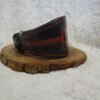 Bracelet en cuir insert cobra