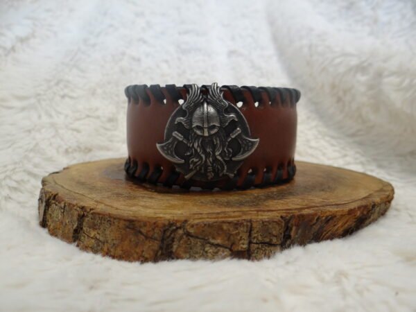 Bracelet Viking en cuir