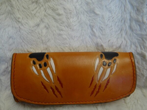 Etui à lunettes en cuir
