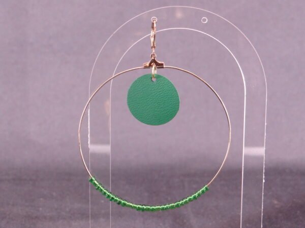 DSC01452 Boucles d'oreilles upcyclées fantaisie "Les Jess70"