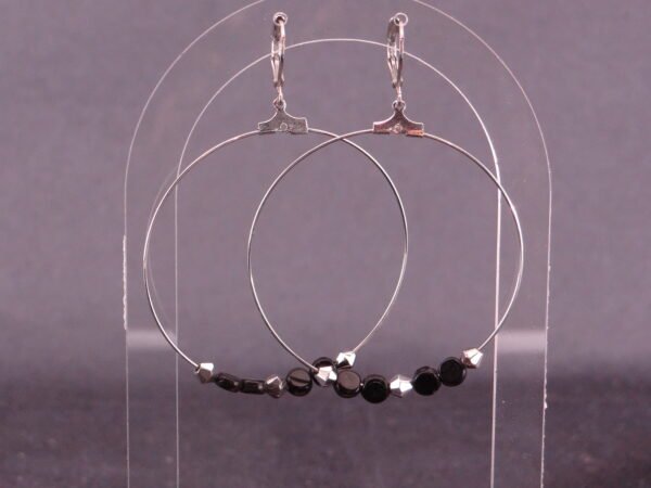 DSC01467 Boucles d'oreilles upcyclées fantaisie "Les Jess50"