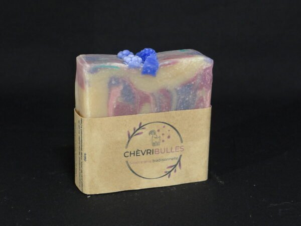 DSC01382 Savon chèvre Délices de Mûres - Savonnerie artisanale