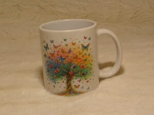 Mug Arbre et Papillons en céramique