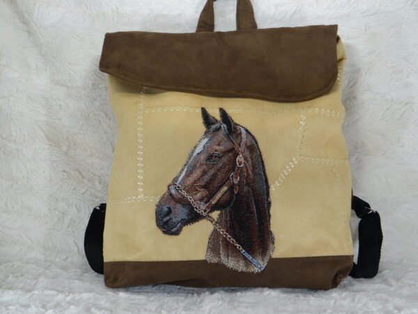 DSC01595 Sac à dos Cheval Marron