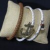 DSC01936 Bracelets tressés en cuir véritable