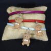 DSC01995 Bracelets en cuir avec breloque "Nounours"