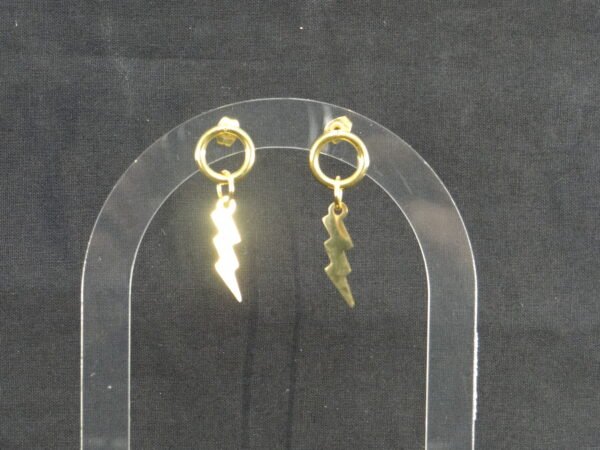 DSC02231 Boucles d'oreilles Cybymé - Modèle "Eclairs 1"