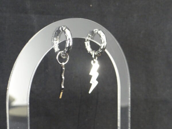 DSC02234 Boucles d'oreilles Cybymé - Modèles "Eclairs 2"