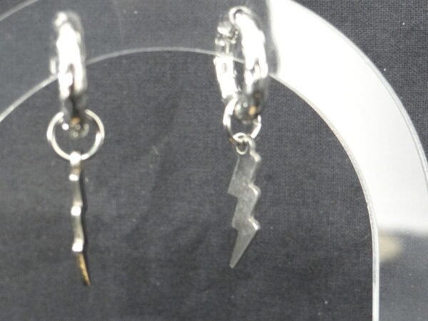 DSC02236 Boucles d'oreilles Cybymé - Modèles "Eclairs 2"